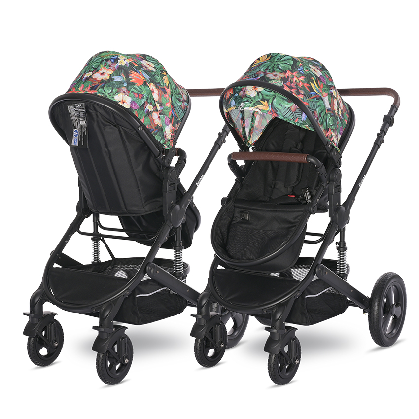 Lorelli BABY STROLLER BOSTON TROPICAL FLOWERS 10021832388