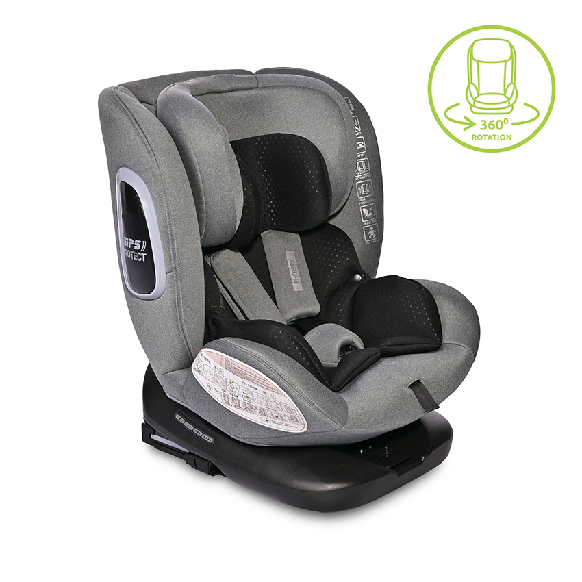 Lorelli Phoenix 40-150 CM i-Size Isofix Περιστρεφόμενο Κάθισμα Αυτοκινήτου Grey Jasper 10071702402