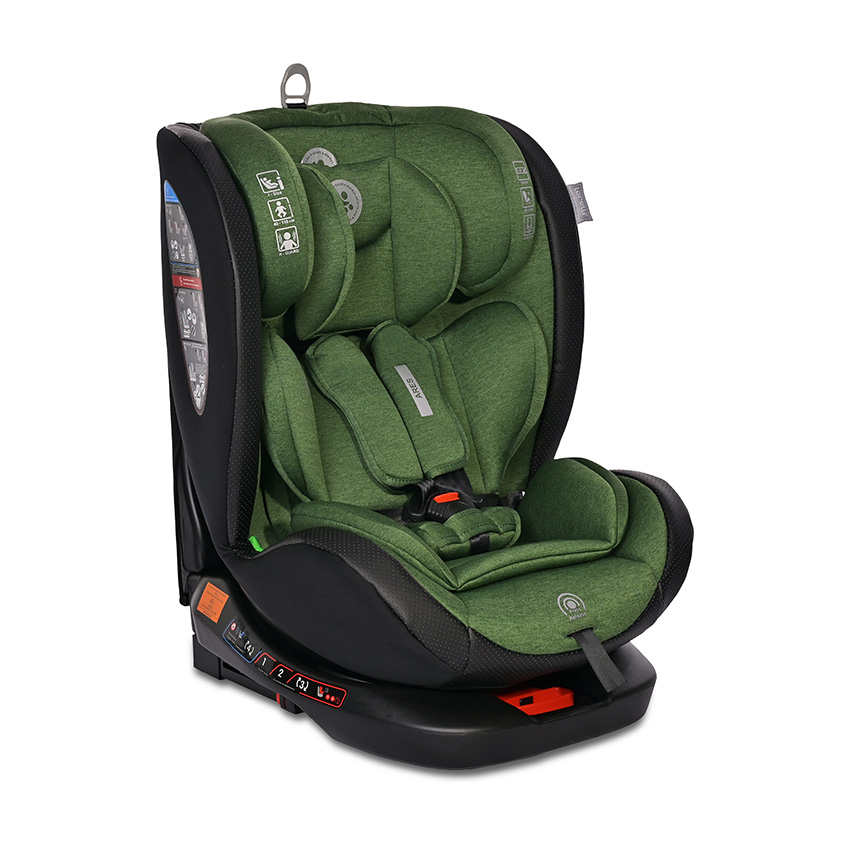 Lorelli Ares i-Size 40-150 cm Isofix 360 Περιστρεφόμενο Κάθισμα Αυτοκινήτου 0-36 kg Green 10071792411