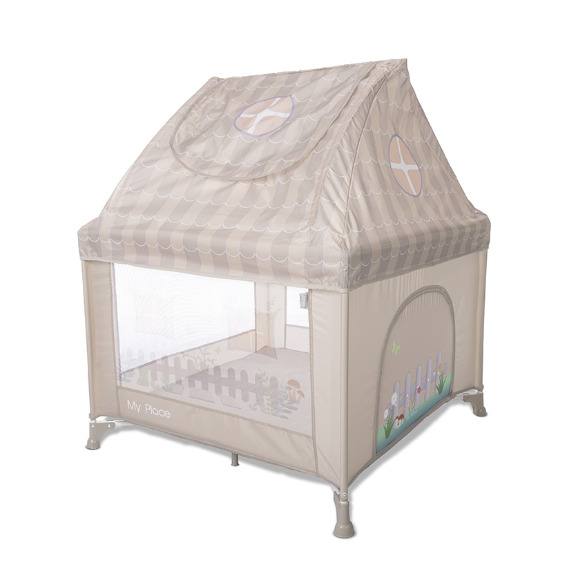 Lorelli PLAYPEN MY PLACE WITH ROOF 100/100 BEIGE 10080642507