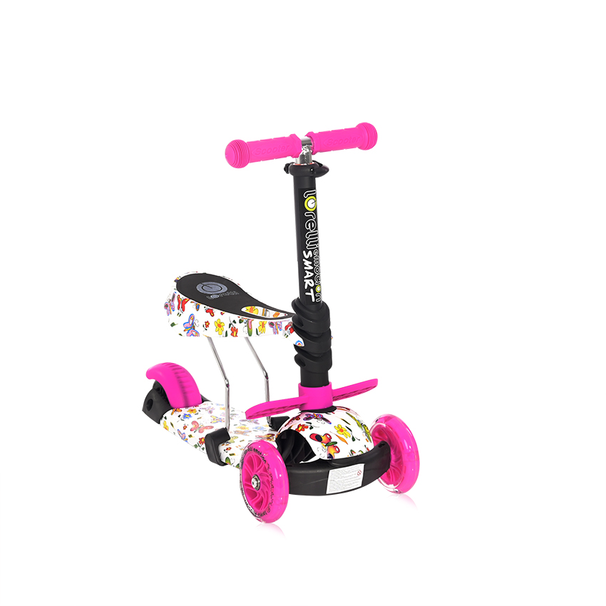 Lorelli SCOOTER SMART PINK BUTTERFLY 10390020021