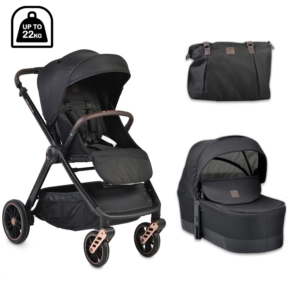 Cangaroo Baby stroller 2 in 1 Macan black 3800146235291