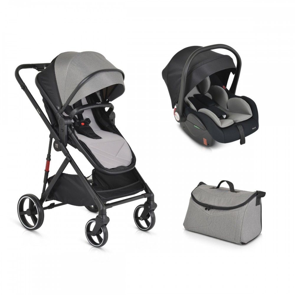 Moni Baby stroller 2 in 1 Marbella grey 3800146236496