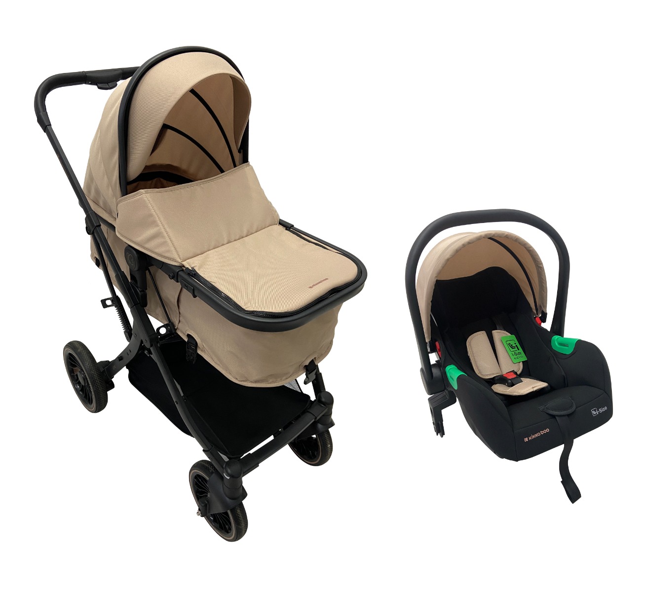 Kikka Boo Stroller 3in1 transf. seat One Beige 31001010238