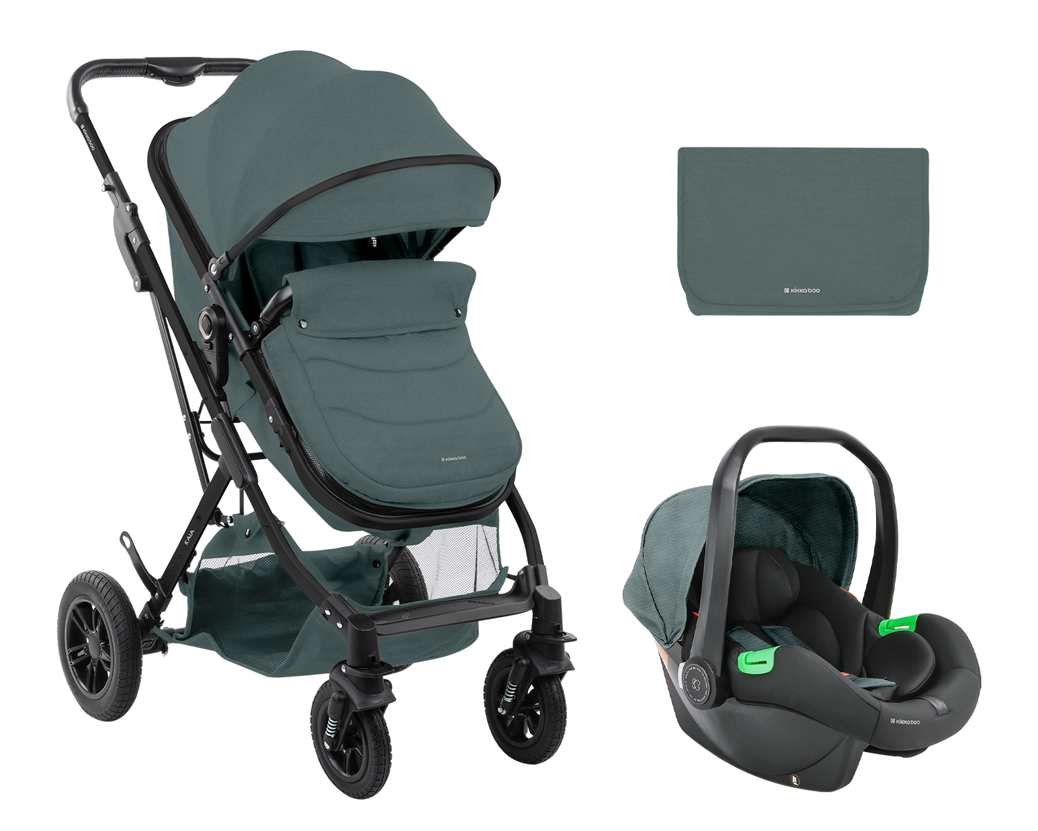 Stroller 3in1 transf. seat Kaia Mint 2024 31001010242