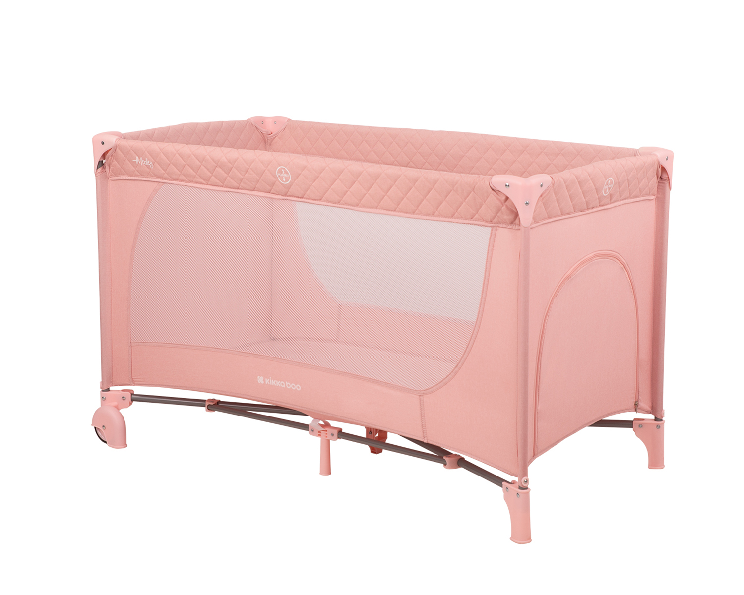 Kikka Boo Baby cot 1 level Medley Pink 2023 31003020078