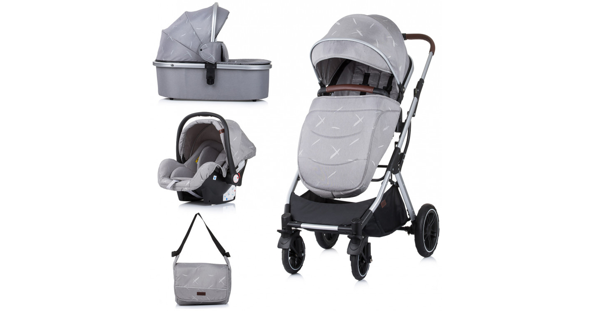 Chipolino Zara 3 in 1 Modular system 0 months to 22kg Platinum KKZA02202PL