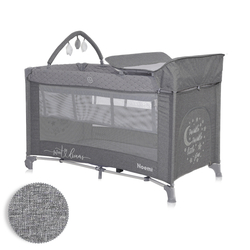 Lorelli Noemi 2 Layers Plus Playpen Cool Grey Star 10080562216