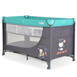 Moni Folding cot Tommy blue 3800146249397