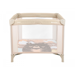 Kikka Boo Enjoy Foldable Square Playpen Beige Bear 31003030016