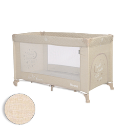 Lorelli Noemi 1 Layer Playpen Fog Beige Star 10080542217