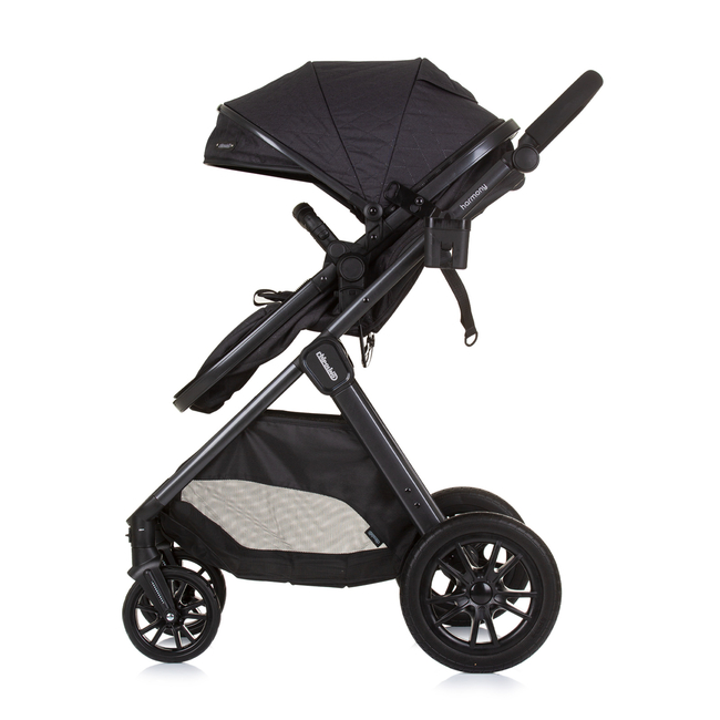 Chipolino Harmony 2 in 1 Transformable baby stroller 0-22kg with accessories granite KKHR02402GN