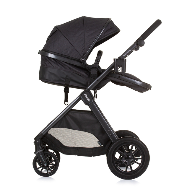 Chipolino Harmony 2 in 1 Transformable baby stroller 0-22kg with accessories granite KKHR02402GN