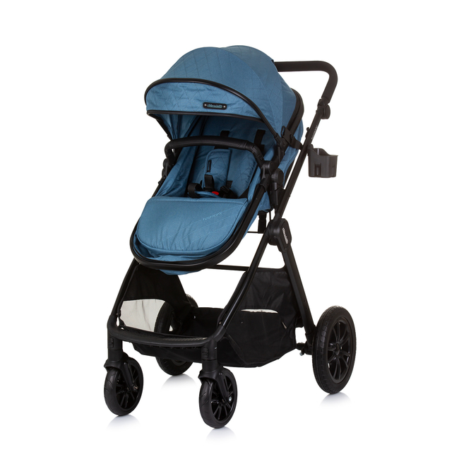 Chipolino Harmony 2 in 1 Transformable baby stroller 0-22kg with accessories blue KKHR02404BL