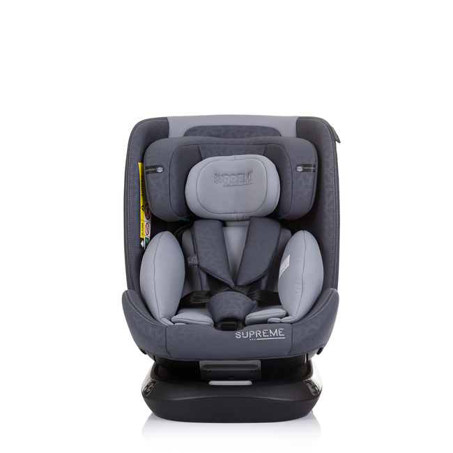 Chipolino Car seat I-SIZE 40-150 cm ISOFIX 360 "SUPREME" granite STKSU02402GN