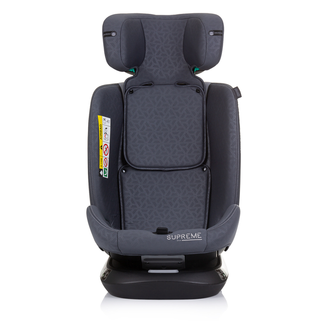 Chipolino Car seat I-SIZE 40-150 cm ISOFIX 360 "SUPREME" granite STKSU02402GN