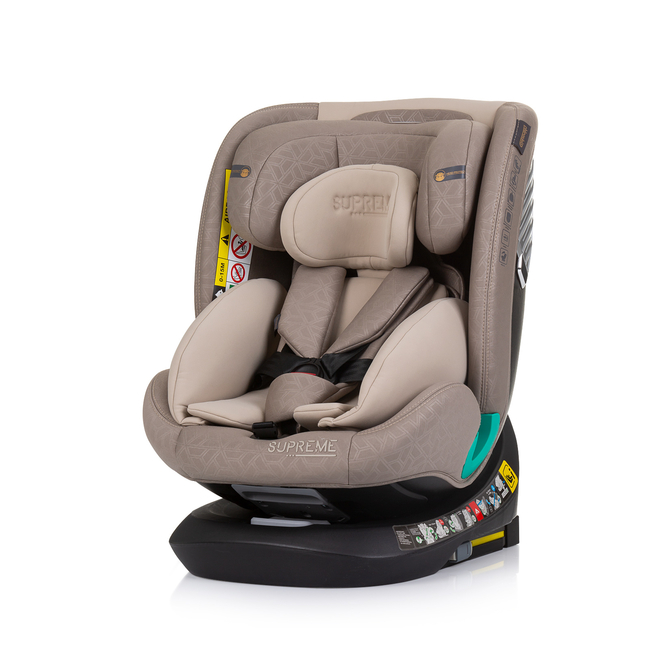 Chipolino Supreme I-SIZE 40-150 cm ISOFIX 360 Περιστρεφόμενο Κάθισμα αυτοκινήτου macadamia STKSU02403MA