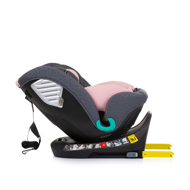 Chipolino Car seat I-SIZE 40-150 cm ISOFIX 360 "SUPREME" flamingo STKSU02405FL