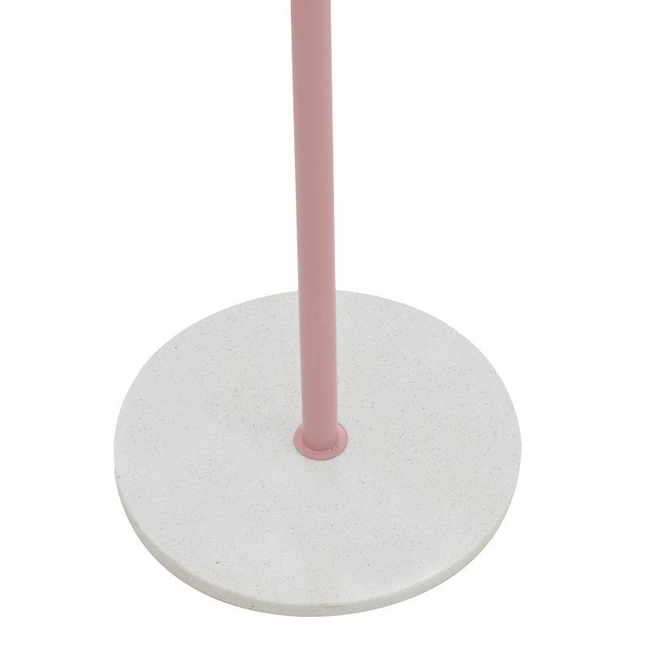 Coat Stand Mush pakoworld pink-white metal 30x30x168cm