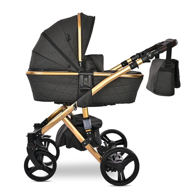 Lorelli BABY STROLLER RIMINI PREMIUM  BLACK JASPER 10021622401