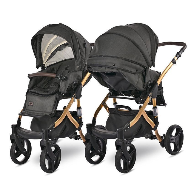 Lorelli BABY STROLLER RIMINI PREMIUM  BLACK JASPER 10021622401