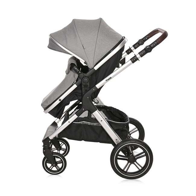 Lorelli BABY STROLLER VIOLA OPALINE GREY+ADAPTERS 10021812302A