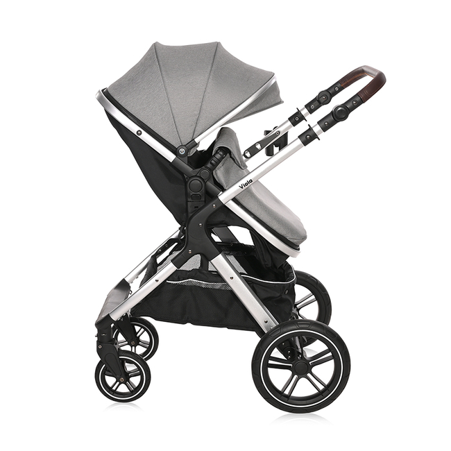 Lorelli BABY STROLLER VIOLA OPALINE GREY+ADAPTERS 10021812302A