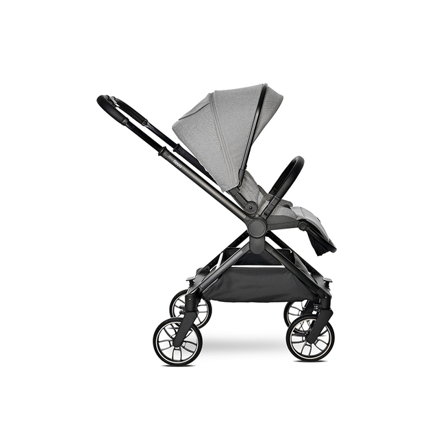 Lorelli BABY STROLLER REYA 3in1 GREY with reversible handl 10021952406