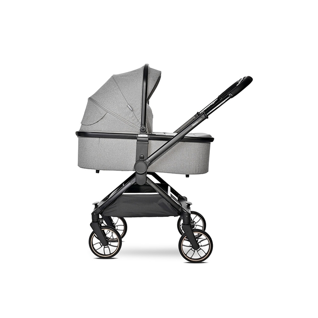 Lorelli BABY STROLLER REYA 3in1 GREY with reversible handl 10021952406