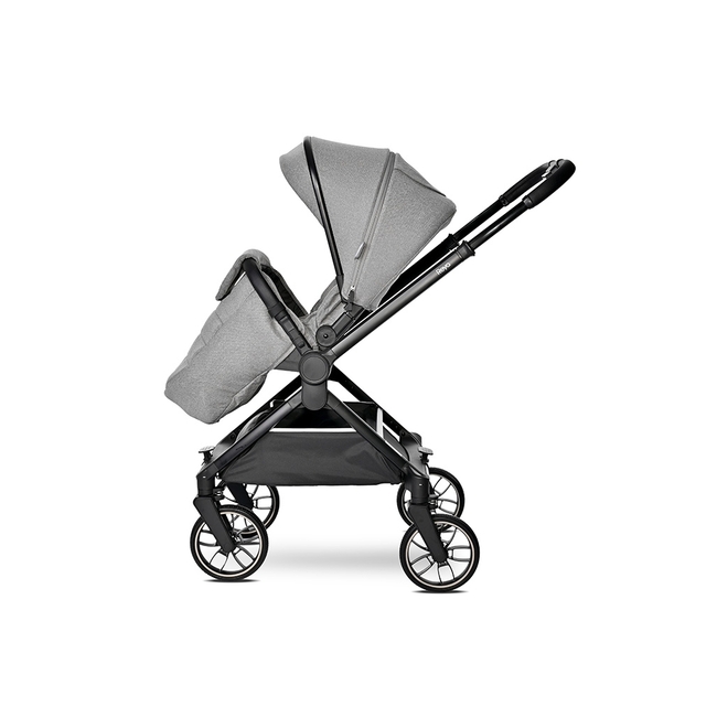 Lorelli BABY STROLLER REYA 3in1 GREY with reversible handl 10021952406