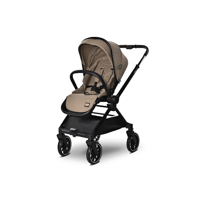 Lorelli BABY STROLLER REYA 3in1 BROWN with reversible hand 10021952415