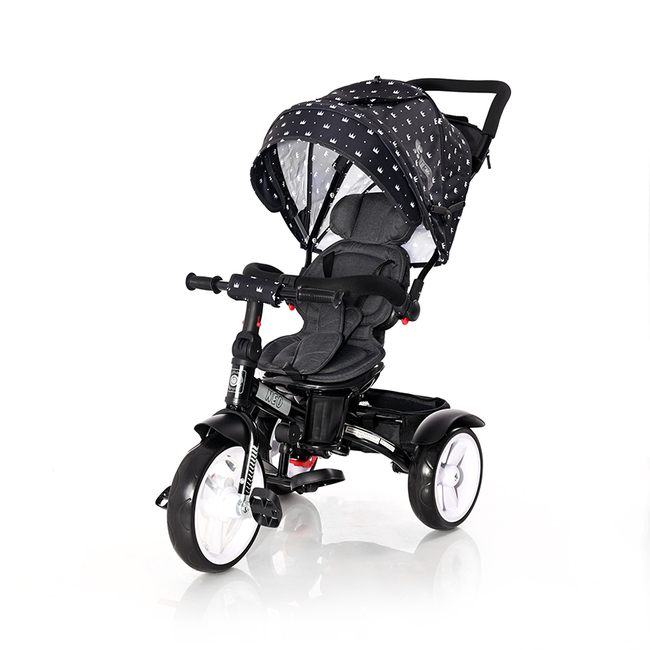 Lorelli CHILDREN TRICYCLE NEO BLACK CROWNS 10050332106