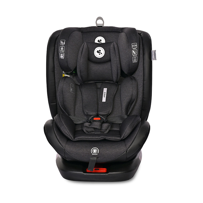 Lorelli Ares i-Size 40-150 cm Isofix 360 Περιστρεφόμενο Κάθισμα Αυτοκινήτου 0-36 kg Black 10071792401 (Δώρο Αμβλυγωνιος Καθρεφτης)