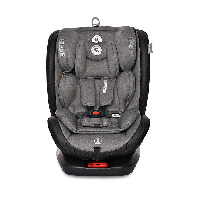 Lorelli Ares i-Size 40-150 cm Isofix 360 Περιστρεφόμενο Κάθισμα Αυτοκινήτου 0-36 kg Grey 10071792406 (Δώρο Αμβλυγωνιος Καθρεφτης)