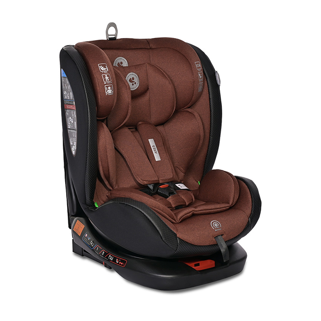 Lorelli Ares i-Size 40-150 cm Isofix 360 Περιστρεφόμενο Κάθισμα Αυτοκινήτου 0-36 kg Ginger 10071792408 (Δώρο Αμβλυγωνιος Καθρεφτης)