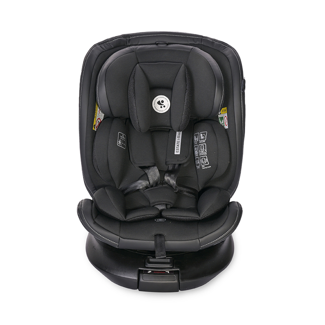 Lorelli Estate i-Size Isofix 40-150 cm Περιστρεφόμενο κάθισμα αυτοκινήτου 0-36kg Black Jasper 10071812401 (Δώρο Αμβλυγωνιος Καθρεφτης)