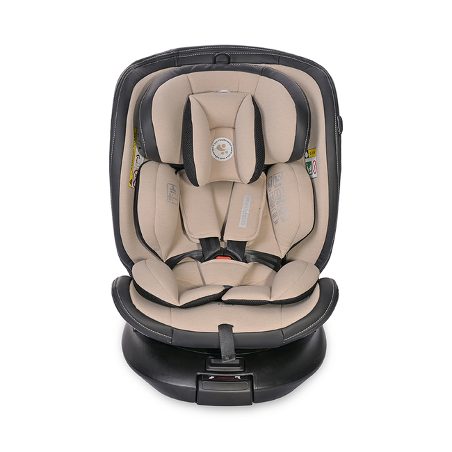 Lorelli Estate i-Size Isofix 40-150 cm Περιστρεφόμενο κάθισμα αυτοκινήτου 0-36kg Beige 10071812412 (Δώρο Αμβλυγωνιος Καθρεφτης)