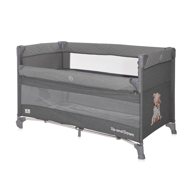 Lorelli BABY COT UP AND DOWN COOL GREY BEAR 10080062370