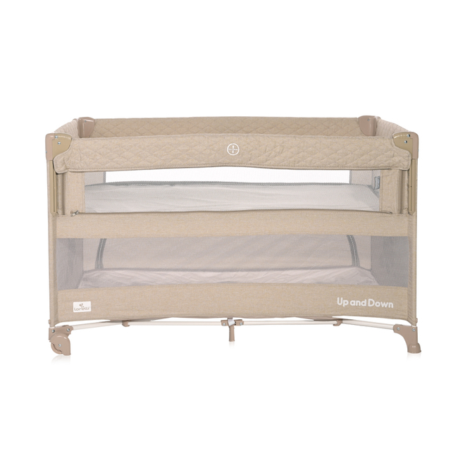 Lorelli BABY COT UP AND DOWN FOG BEIGE FLYING FRIENDS 10080062371