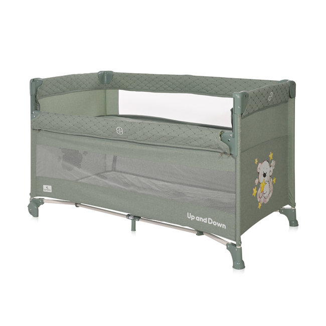 Lorelli BABY COT UP AND DOWN ICEBERG GREEN TEDDY BEAR 10080062372