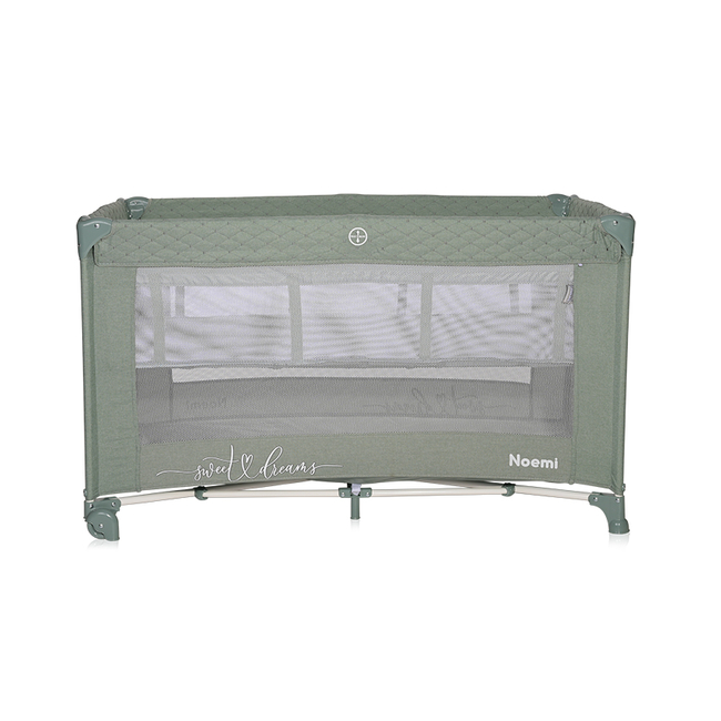 Lorelli BABY COT NOEMI 2 LAYER ICEBERG GREEN STAR 10080552218