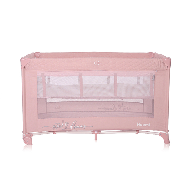 Lorelli BABY COT NOEMI 2 LAYER MELLOW ROSE STAR 10080552219