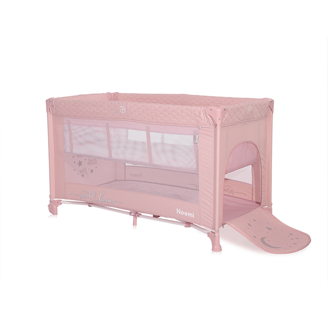 Lorelli BABY COT NOEMI 2 LAYER MELLOW ROSE STAR 10080552219