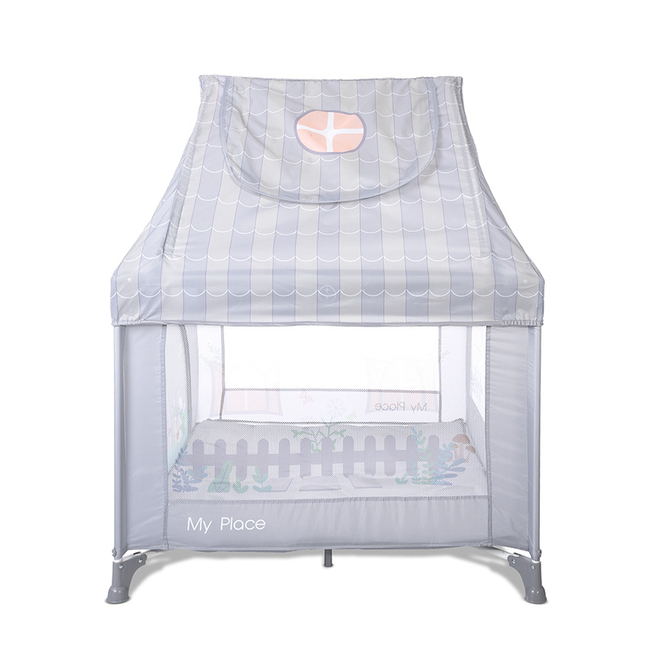 Lorelli PLAYPEN MY PLACE WITH ROOF 100/100 GREY 10080642506