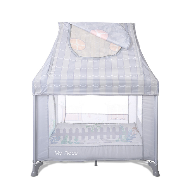 Lorelli PLAYPEN MY PLACE WITH ROOF 100/100 GREY 10080642506