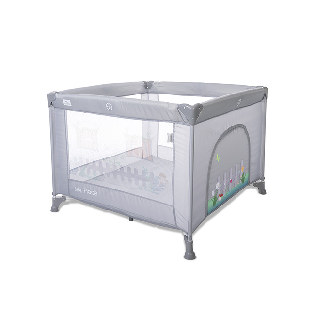 Lorelli PLAYPEN MY PLACE WITH ROOF 100/100 GREY 10080642506