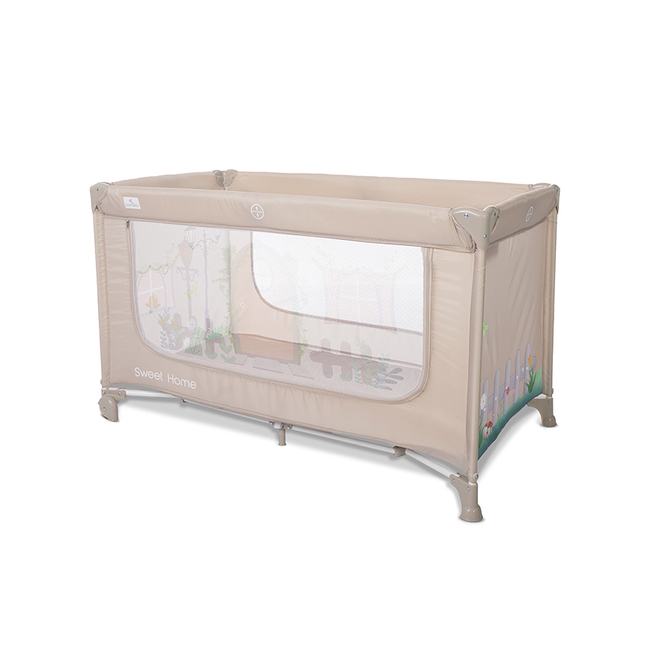 Lorelli Sweet Home Παρκοκρέβατο 2 Επιπέδων με Στέγη Beige 10080652507