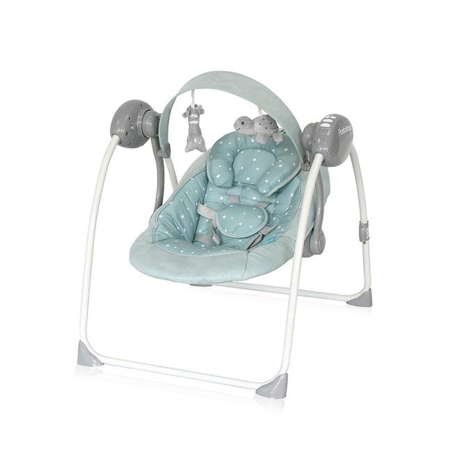 Lorelli BABY SWING PORTOFINO FROSTY GREEN STARS 10090062394