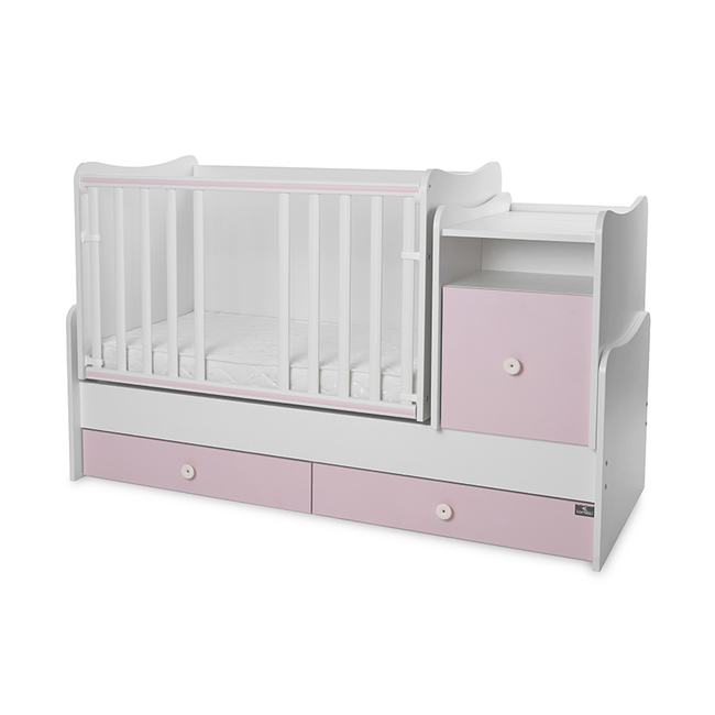 Lorelli BED TREND PLUS NEW 70/160 WHITE/ORCHID PINK 10150590038P