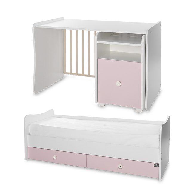 Lorelli BED TREND PLUS NEW 70/160 WHITE/ORCHID PINK 10150590038P